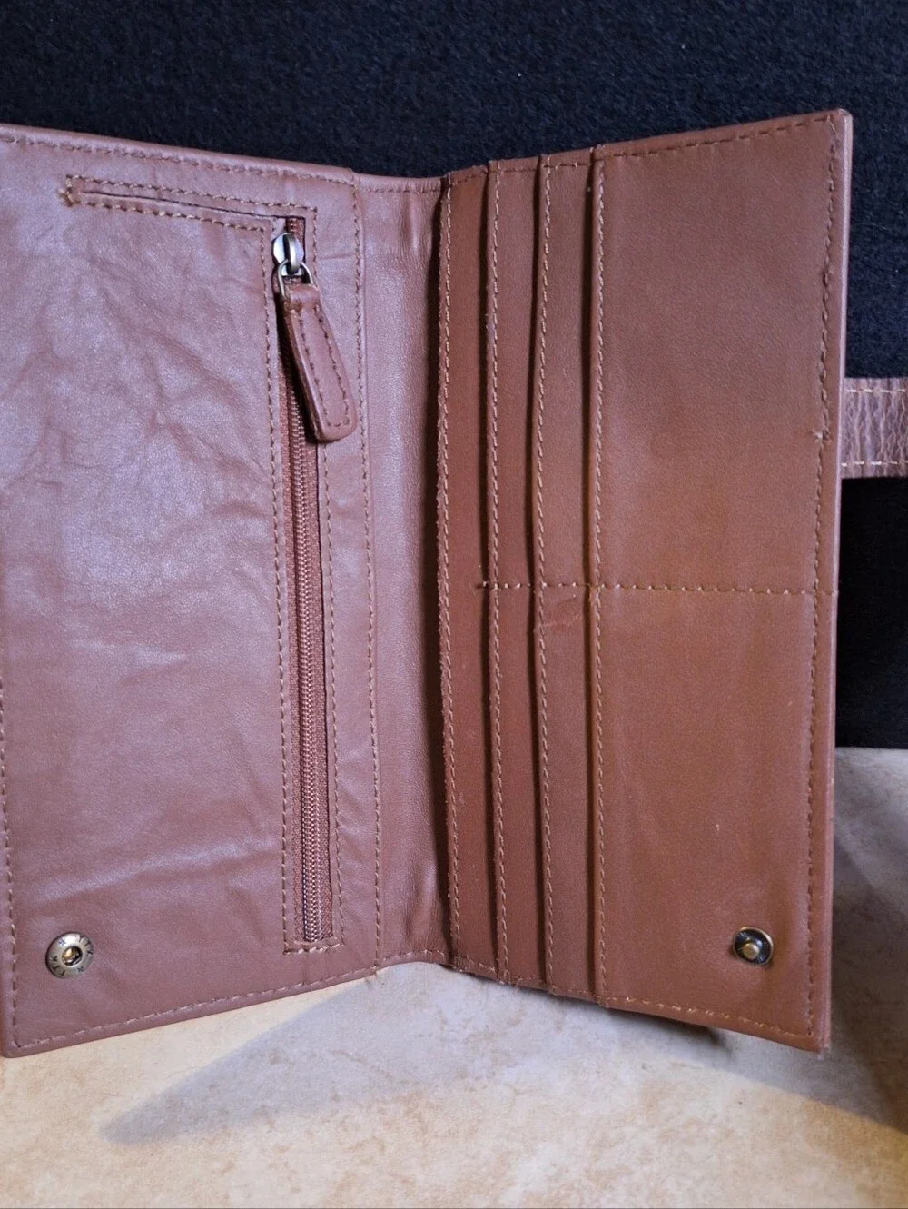 Myra Brownie Dream Rug And Leather Wallet Slim Fold Snap Close Western  8